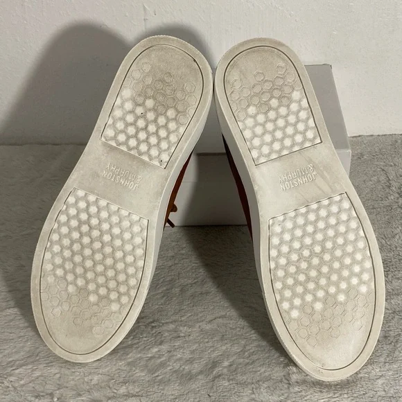 Johnston & Murphy Banks Lace to Toe Leather Sneakers Men’s Size 9.5M Brown - Picture 7 of 9